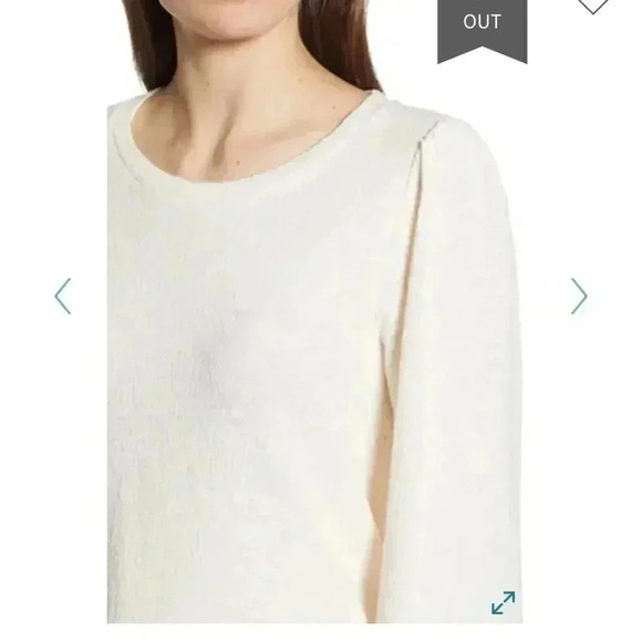 Texture & Thread by Madewell Puff ShoulderTop L - Picture 4 of 11